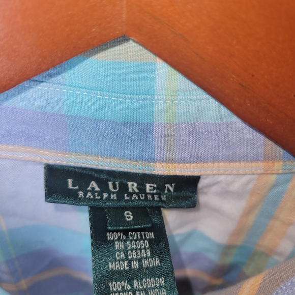 LRL Ralph Lauren Button Down Shirt Blouse - Picture 3 of 4